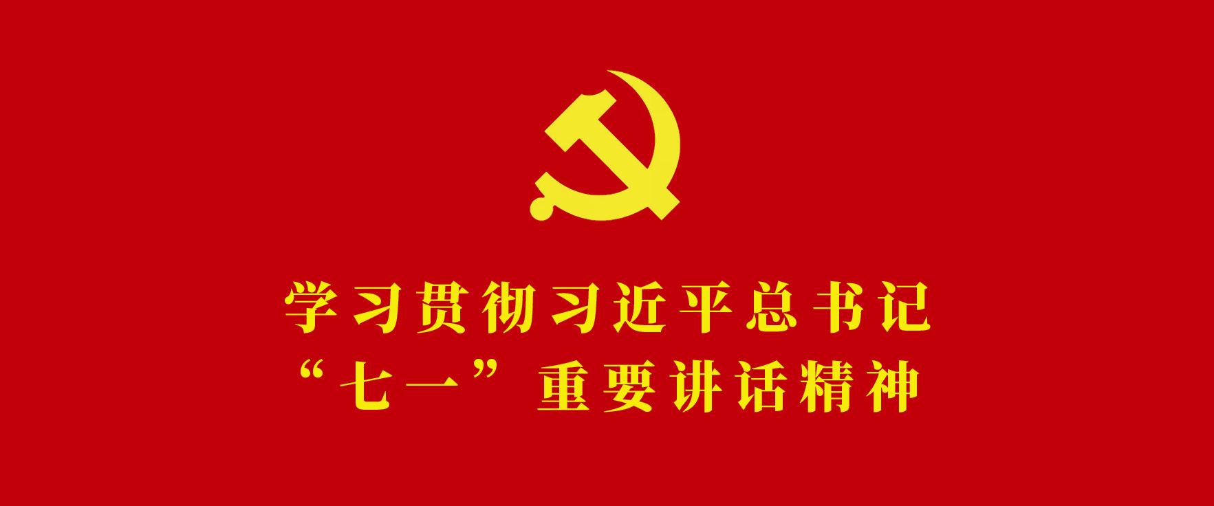 學習貫徹習近平總書記“七一”重要講話精神